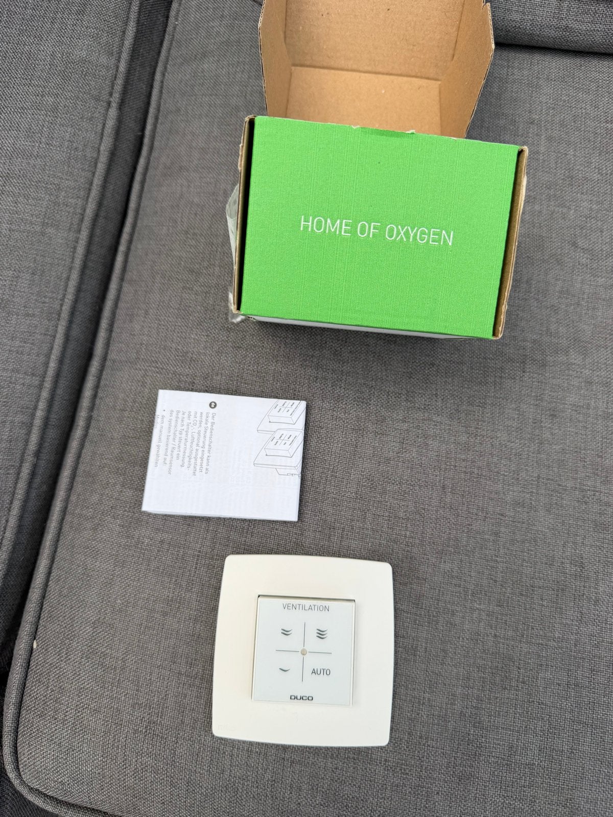 Duco Bedieningsschakelaar RF/BAT wit - Ventilatie 2X!, Ophalen of Verzenden, Nieuw, Ventilator