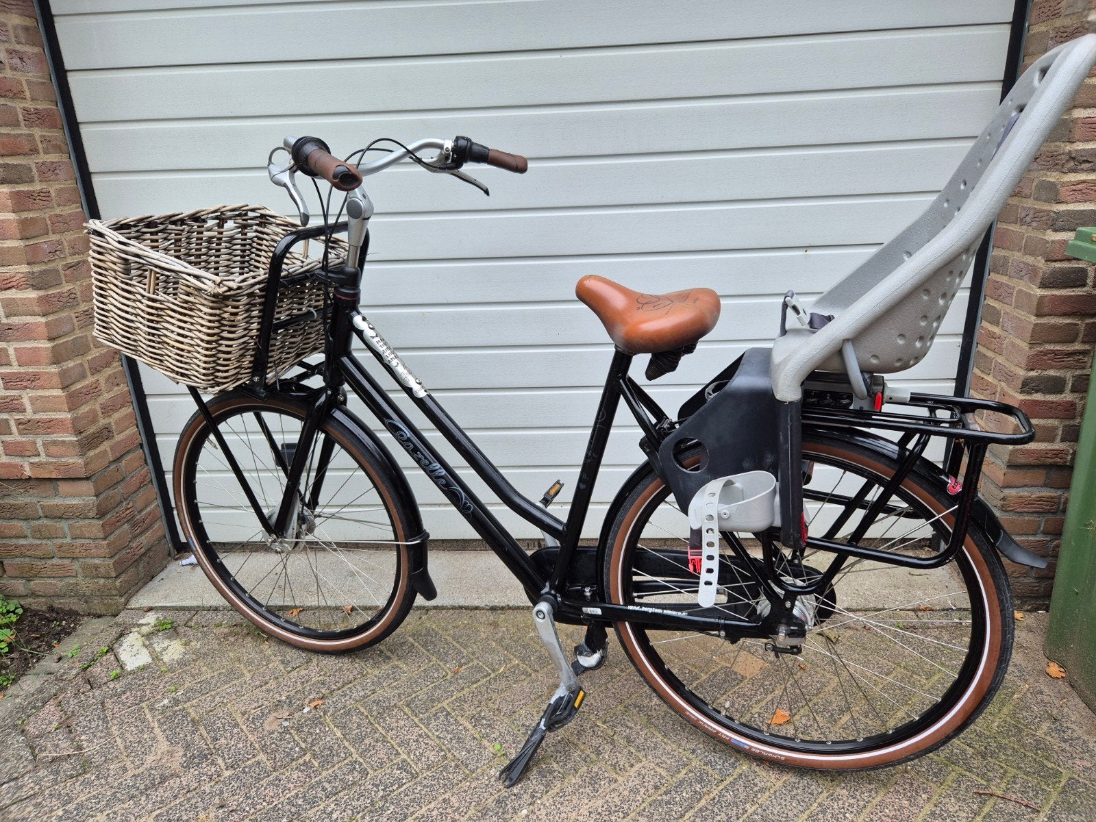 Gazelle Miss Grace moederfiets met Yepp achterzitje, Ophalen, Gebruikt, Versnellingen, 56 cm of meer