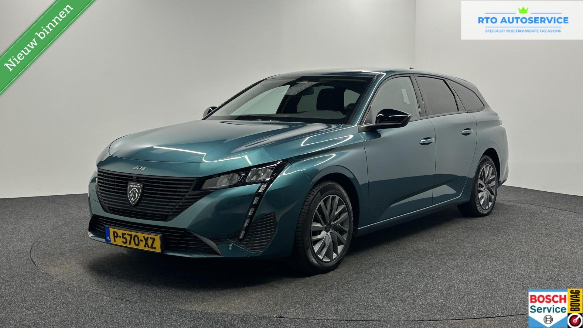 Peugeot 308 SW 1.2 PureTech Active Pack Business NAVI CARPLA, Auto's, Voorwielaandrijving, Stof, Met garantie (alle), Blauw