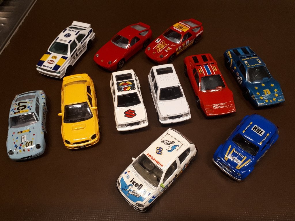 Nog 8 Burago auto's 1:43 Bburago nette staat partijtje, Ophalen of Verzenden, Gebruikt, Auto, Overige merken