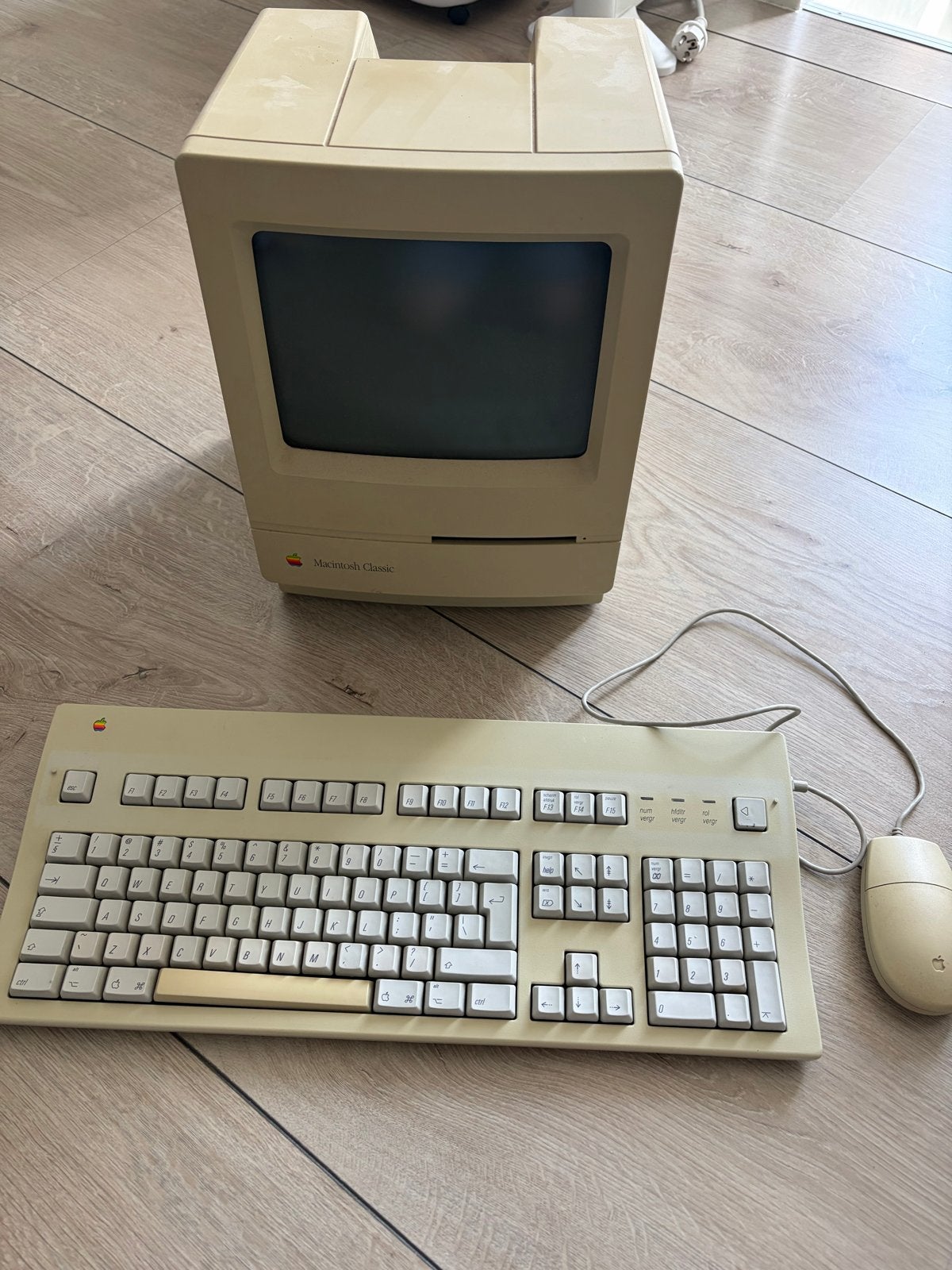 Apple Macintosh Classic - Vintage Computer met Toetsenbord e, Gebruikt, Overige modellen, Minder dan 4 GB, Minder dan 2 Ghz