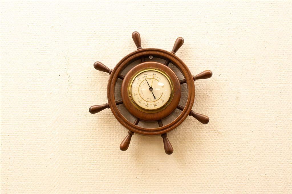 Barometer in de vorm van een stuurwiel 38847, Ophalen of Verzenden, Gebruikt