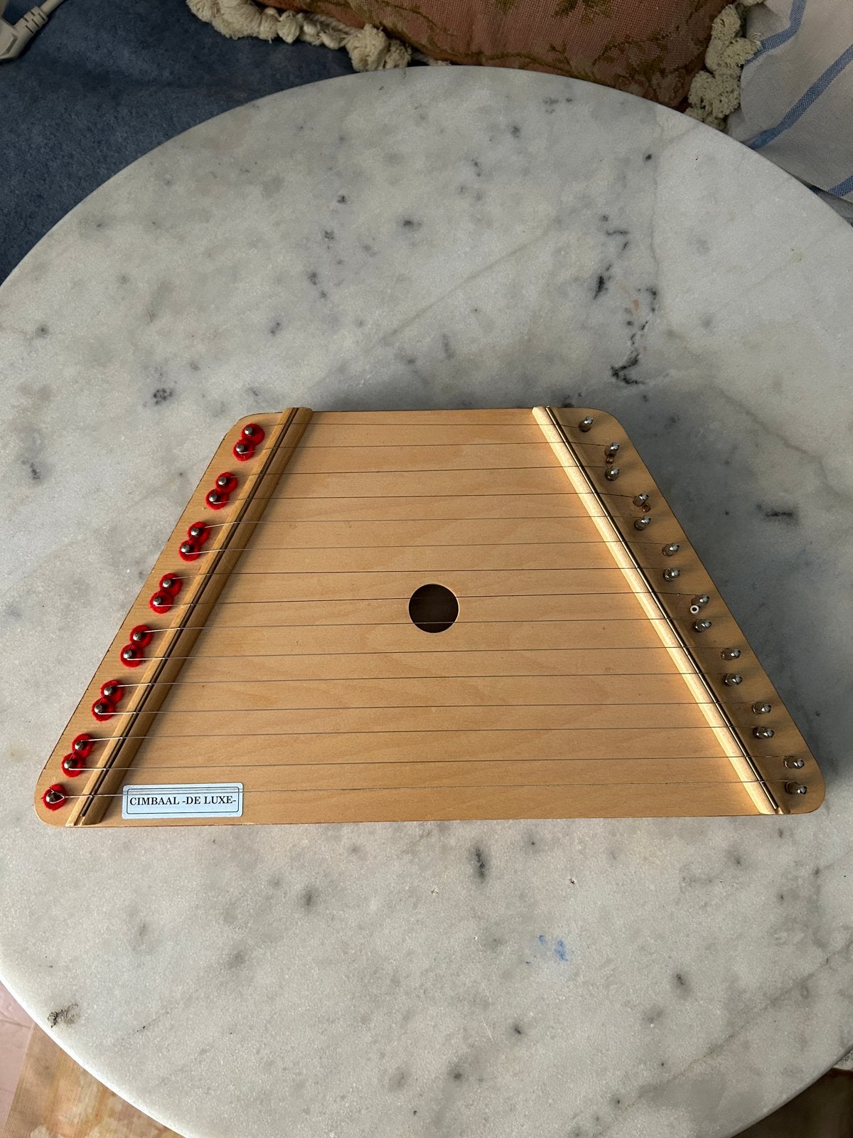 Cimbaal De Luxe - Made in Russia met plectrum, Ophalen of Verzenden, Gebruikt, Citer
