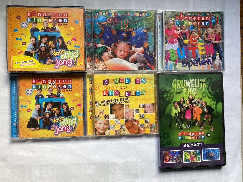 T.K. CD' s en DVD' s van Kinderen voor Kinderen Zie lijst, Cd's en Dvd's, Cd's | Kinderen en Jeugd, Ophalen of Verzenden, Gebruikt