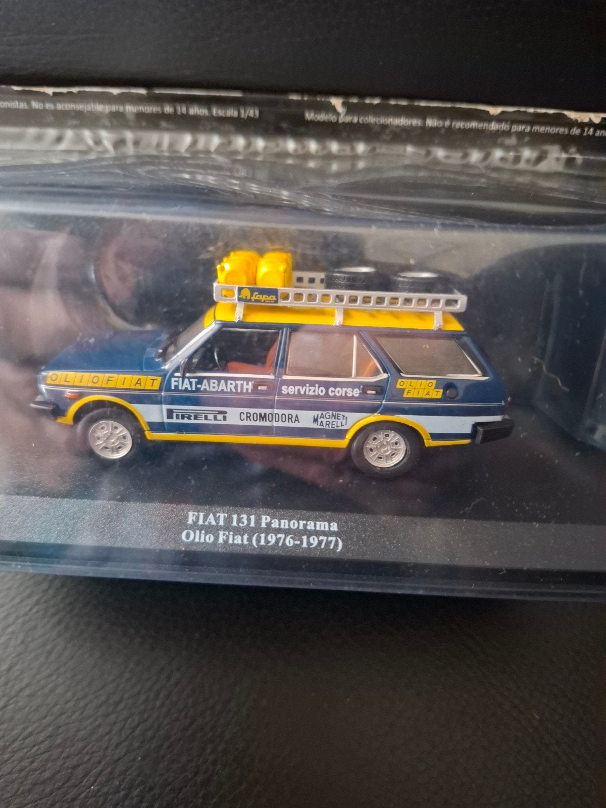 FIAT 131 Panorama Olio Fiat (1976-1977) modelauto 1:43, Ophalen of Verzenden, Zo goed als nieuw, Auto, Overige merken