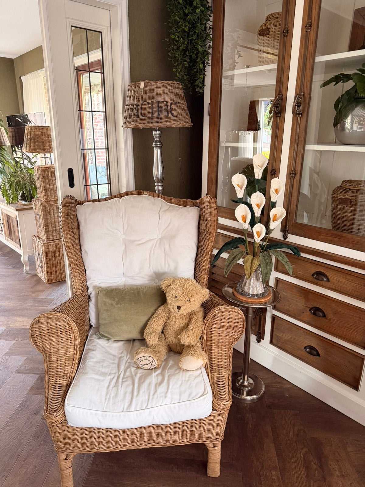 Riviera Maison bijzettafel, verstelbaar, Gebruikt, Ophalen of Verzenden, Landelijk, Metaal