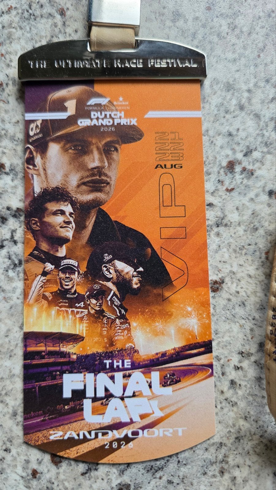 VIP Lanyard Zandvoort 2026 The Final Lap, Ophalen of Verzenden, Nieuw, Auto's