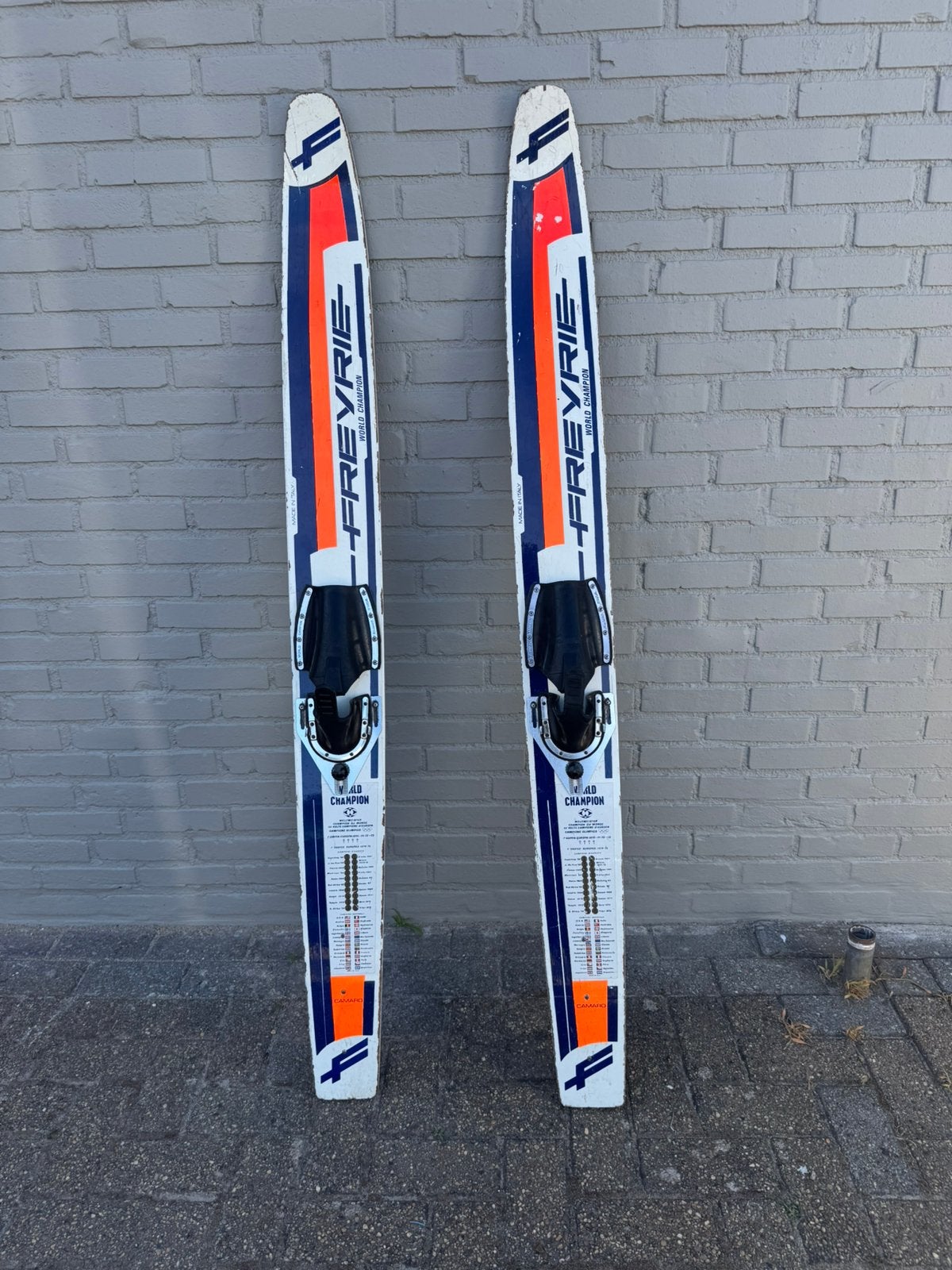 Houten waterski’s, Watersport en Boten, Ophalen, Gebruikt, 130 tot 160 cm, Waterski's