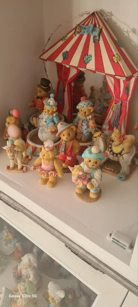 Grote collectie beelden van Teddyberen in het circus, Ophalen of Verzenden, Zo goed als nieuw
