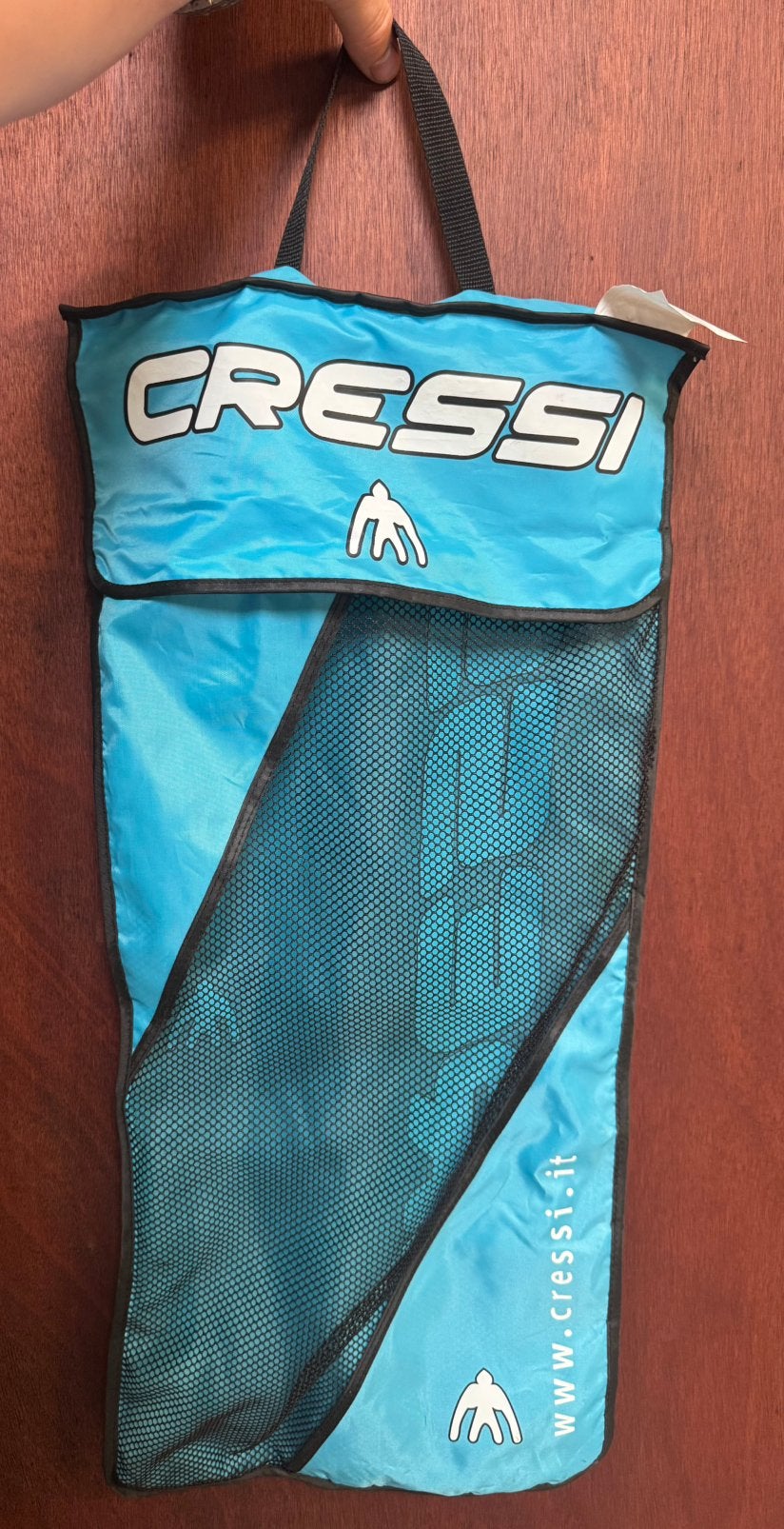 Cressi mesh bag voor snorkel vinnen, Zwem- of Duikvliezen, Genova Italië, Cressi, Nieuw