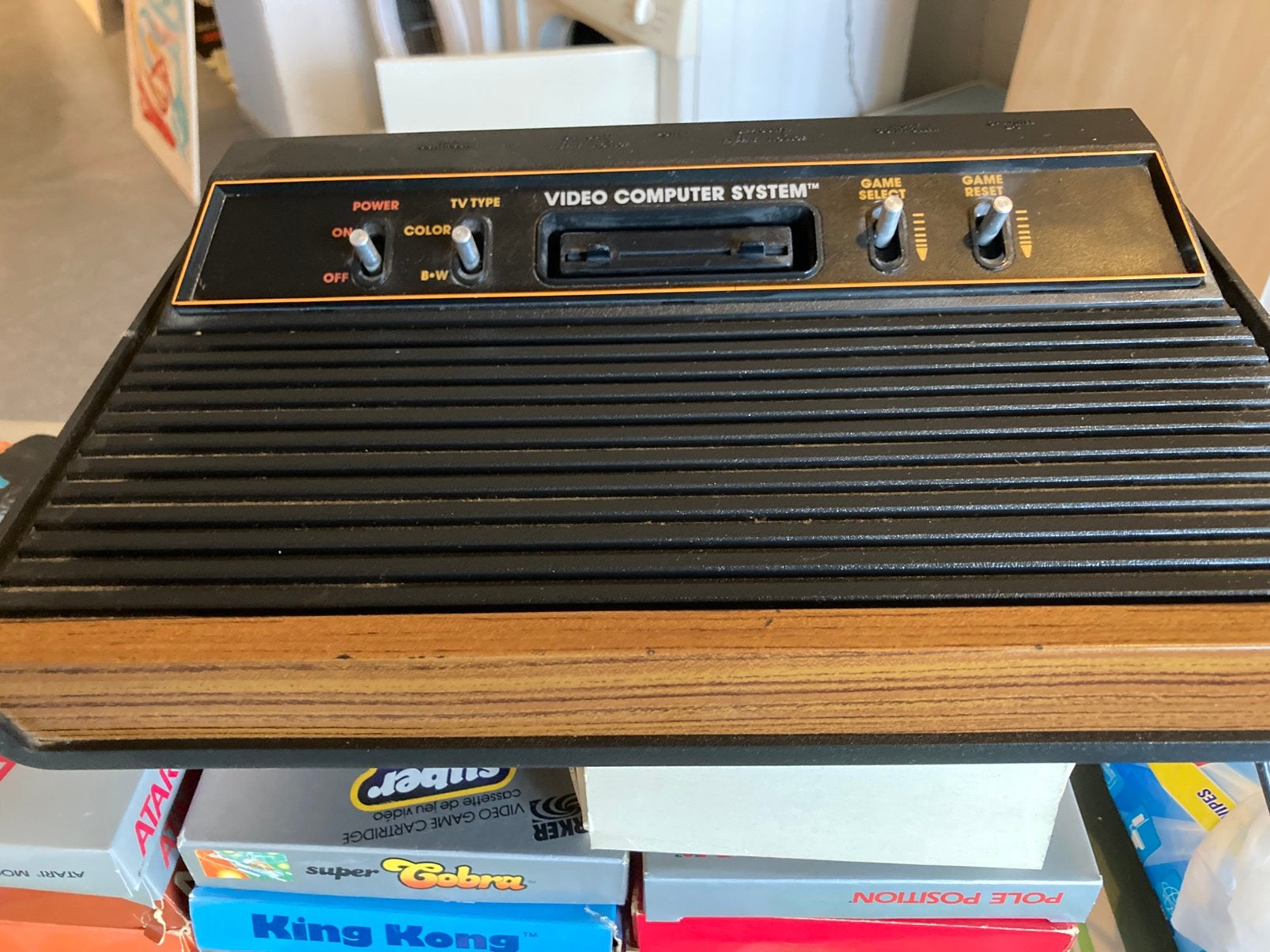 Atari2600 Woody met 17 games, Spelcomputers en Games, Met games, Met 2 controllers, Ophalen of Verzenden, Zo goed als nieuw