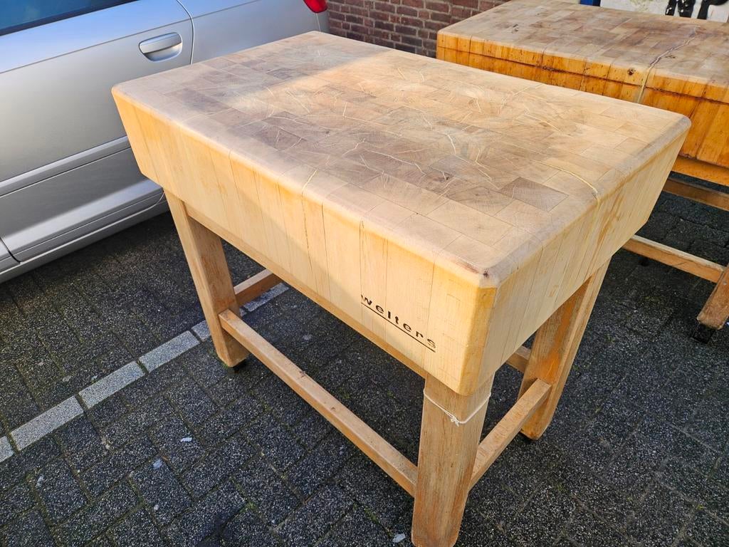 Hakblok gevlakt 100x60  395,--, Ophalen of Verzenden