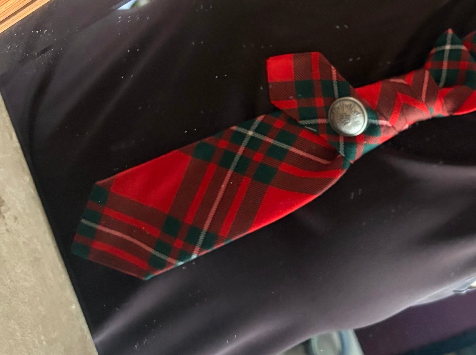 Roxburgh Schotse Tartan Stropdas - Pure Nieuwe Wol, Ophalen of Verzenden, Zo goed als nieuw