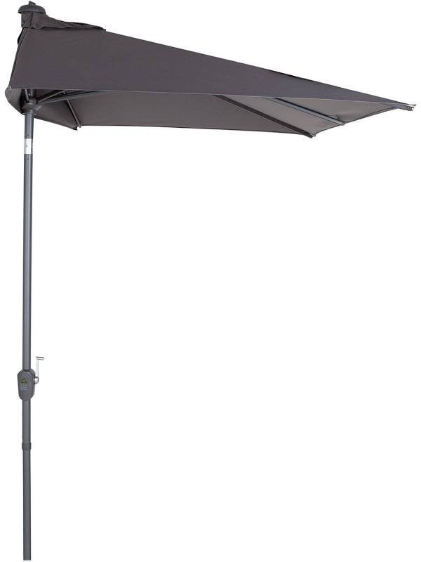 Balkon parasol met bijpassende voet, Tuin en Terras, Ophalen, Gebruikt, 1 tot 2 meter, Muurparasol