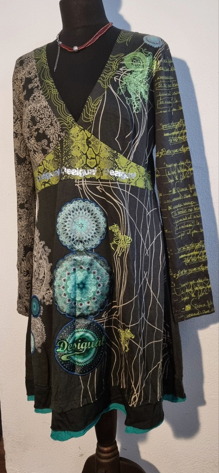 Prachtige Desigual Jurk XL/XXL Nieuw, Maat 46/48 (XL) of groter, Nieuw, Ophalen of Verzenden, Knielengte