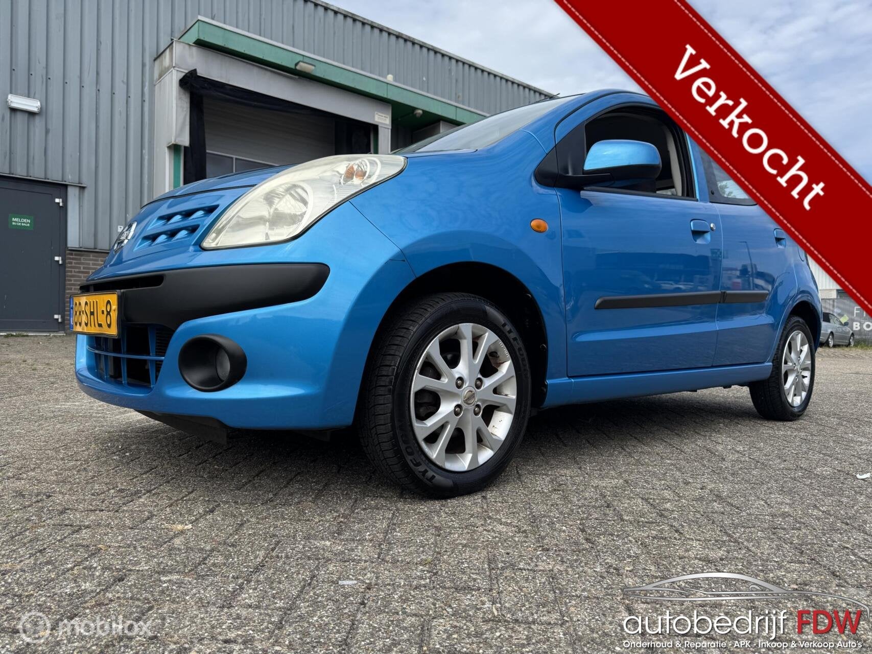 Nissan Pixo 1.0/ELEKTR.RAMEN/LM VELGEN/NAP/ZUINIG/, Voorwielaandrijving, Euro 5, Gebruikt, 200 kg