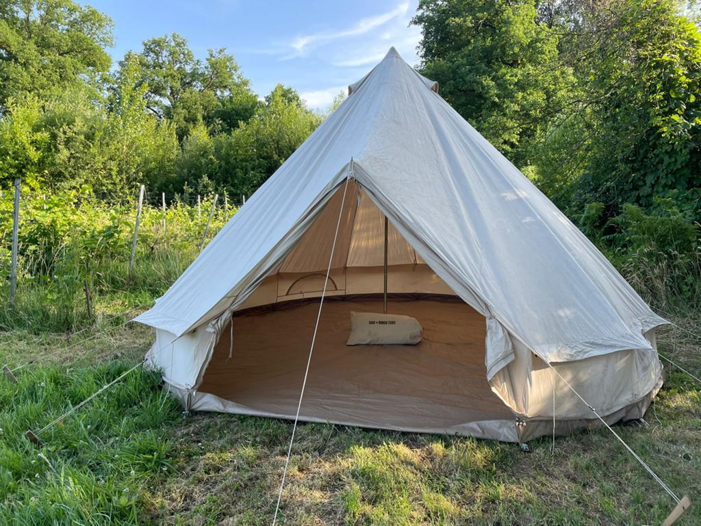 Sibley Bell tent CanvasCamp 5 meter, Caravans en Kamperen, Tenten, Ophalen of Verzenden, Gebruikt