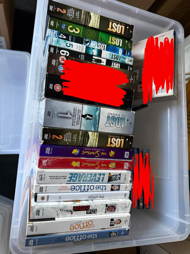 Grote collectie DVD series: Lost, The Office, The Simpsons, Vanaf 16 jaar, Ophalen of Verzenden, Zo goed als nieuw, Overige genres