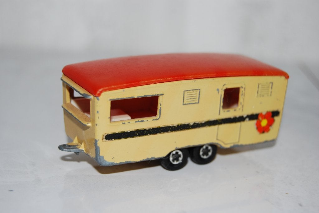 Matchbox Series Trailer Caravan, Ophalen of Verzenden, Gebruikt, Auto