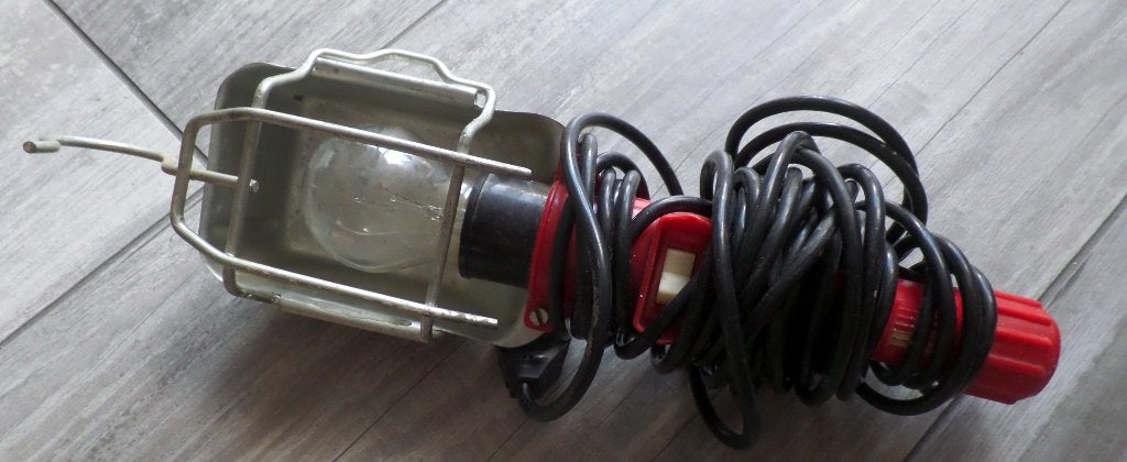 Looplamp, Ophalen of Verzenden, Zo goed als nieuw, Minder dan 50 watt, Lamp met armatuur