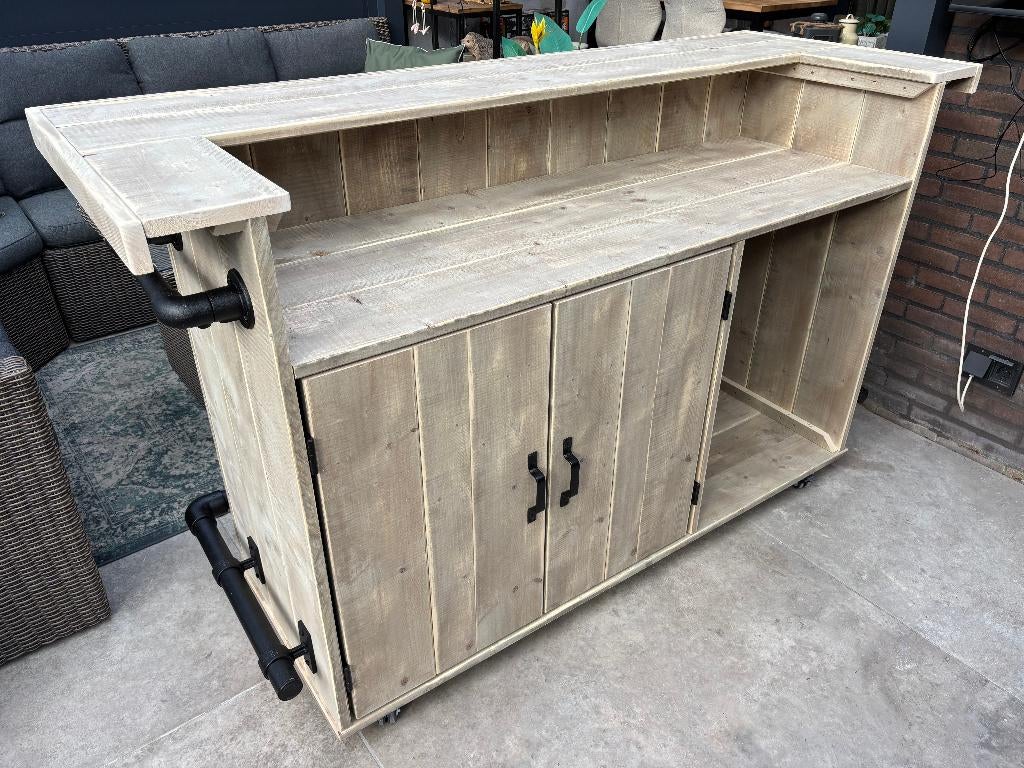 Unieke buitenbar van douglas of steigerhout elke maat/vorm, Tuin en Terras, Ophalen, Nieuw