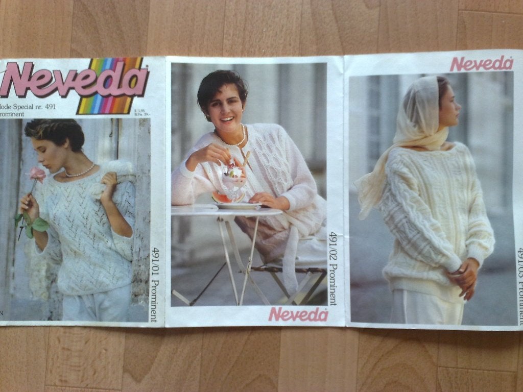 Neveda breimode special nr 491, Verzenden, Zo goed als nieuw, Breien of Haken, Patroon of Boek