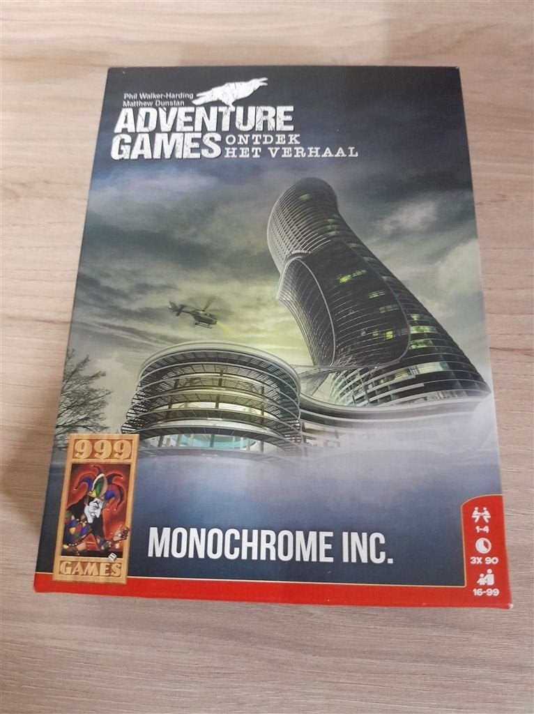 Adventure games - monochrome inc - 999 games - s4059, Verzenden, Zo goed als nieuw