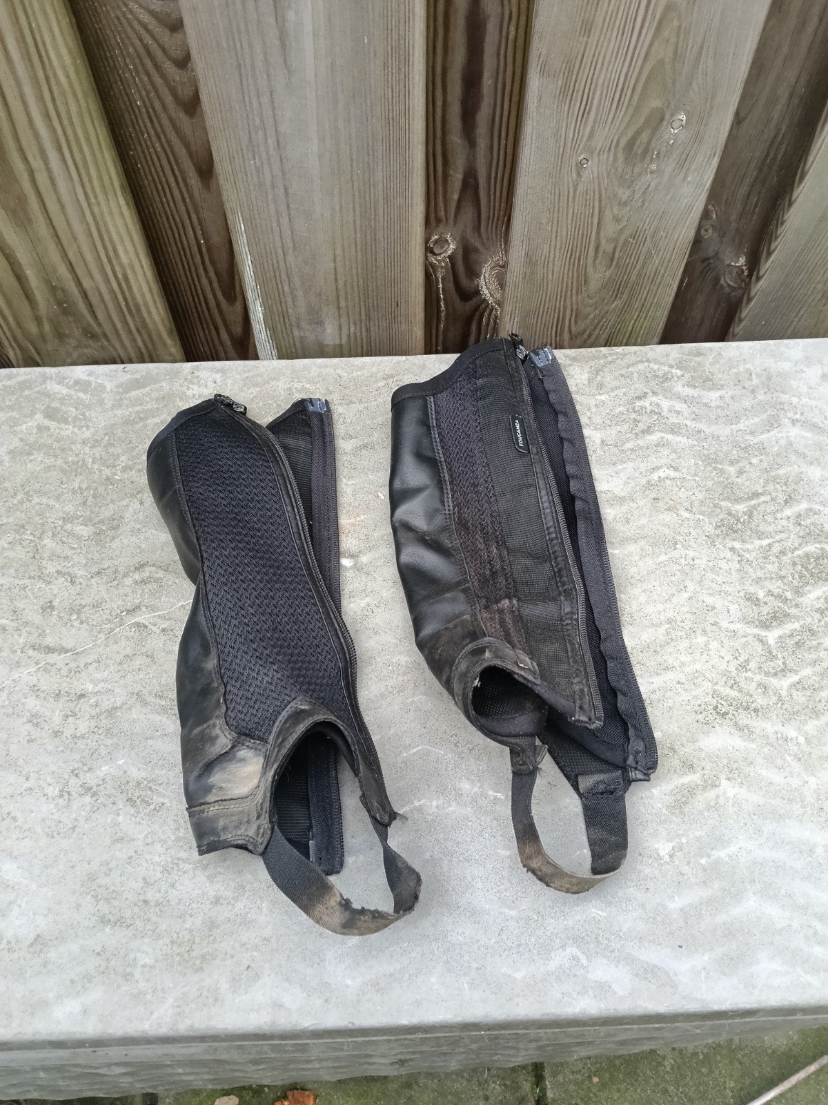Mini chaps voor paardrijschoenen kinderen, Ophalen