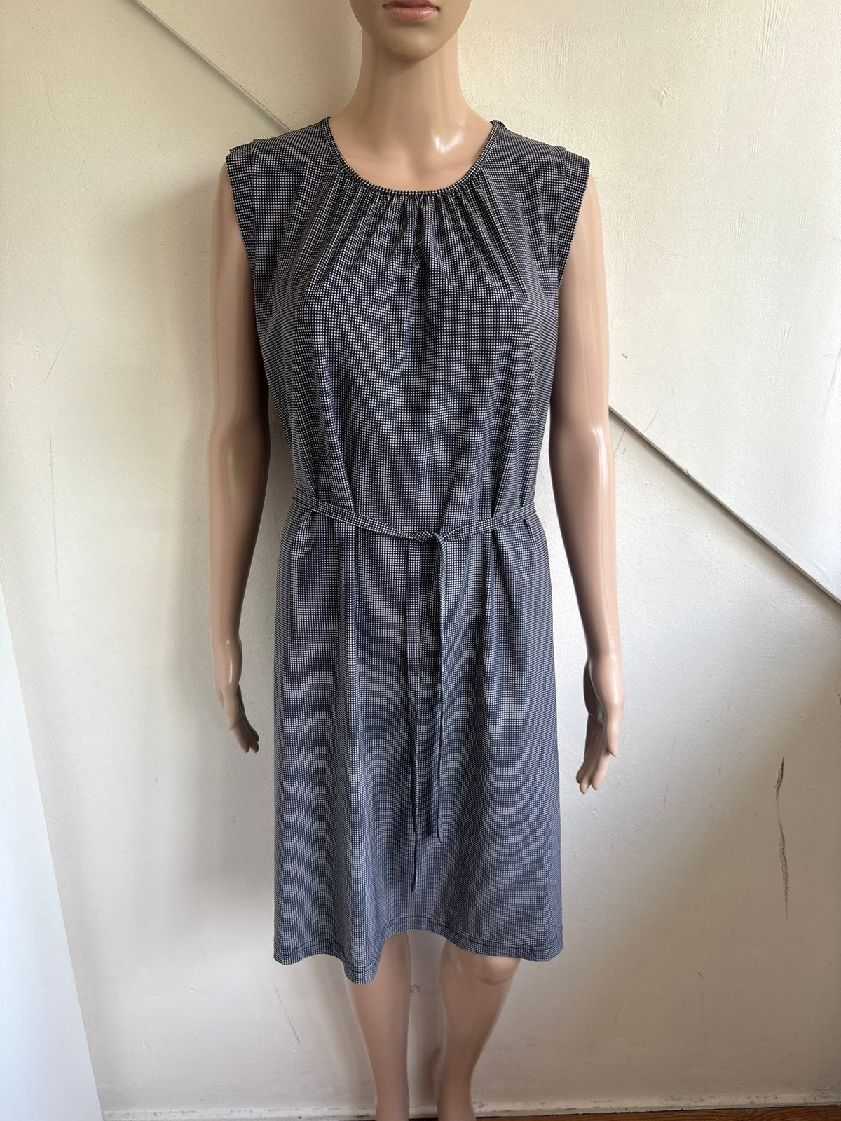 Studio Anneloes travelstof jurk met riem maat M 38/40, Maat 38/40 (M), Ophalen of Verzenden, Zo goed als nieuw, Knielengte