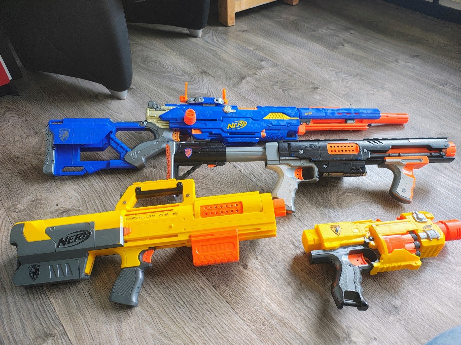 Nerf collectie, Ophalen, Gebruikt