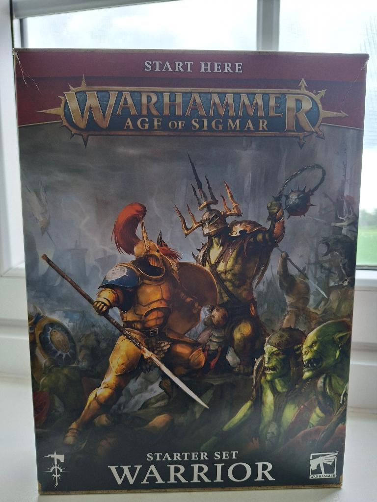 Warhammer Age of Sigmar Warrior Starter Set NIEUW + verf, Ophalen, Met verf, Figuurtje(s), Nieuw