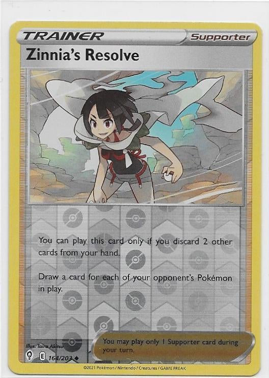 Evolving Skies,  Zinnias Resolve [reverse] 164/203, Verzenden, Nieuw, Losse kaart