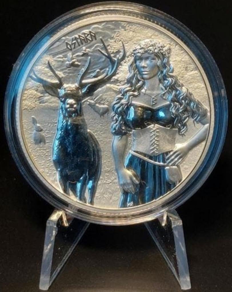 Zilveren munt 1 oz Germania 2023, Postzegels en Munten, Munten | Nederland, Verzenden