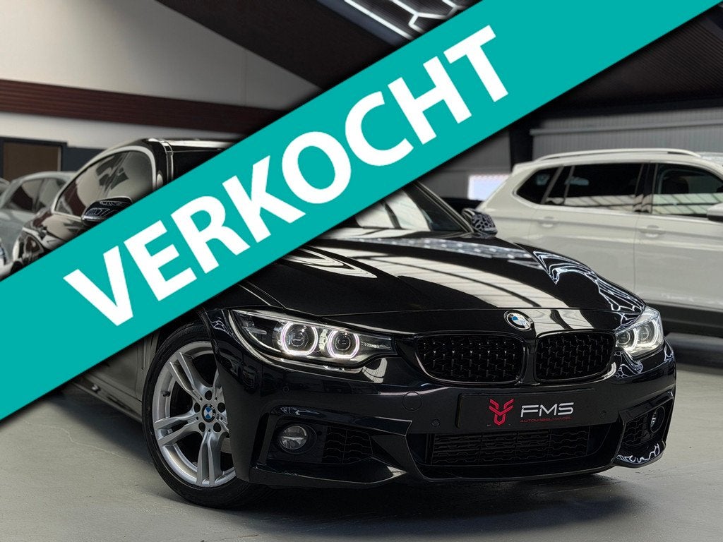 BMW 4-serie Gran Coupé 418i M-Pakket High Executive Edition, Auto's, BMW, Automaat, Gebruikt, Met garantie (alle), Zwart