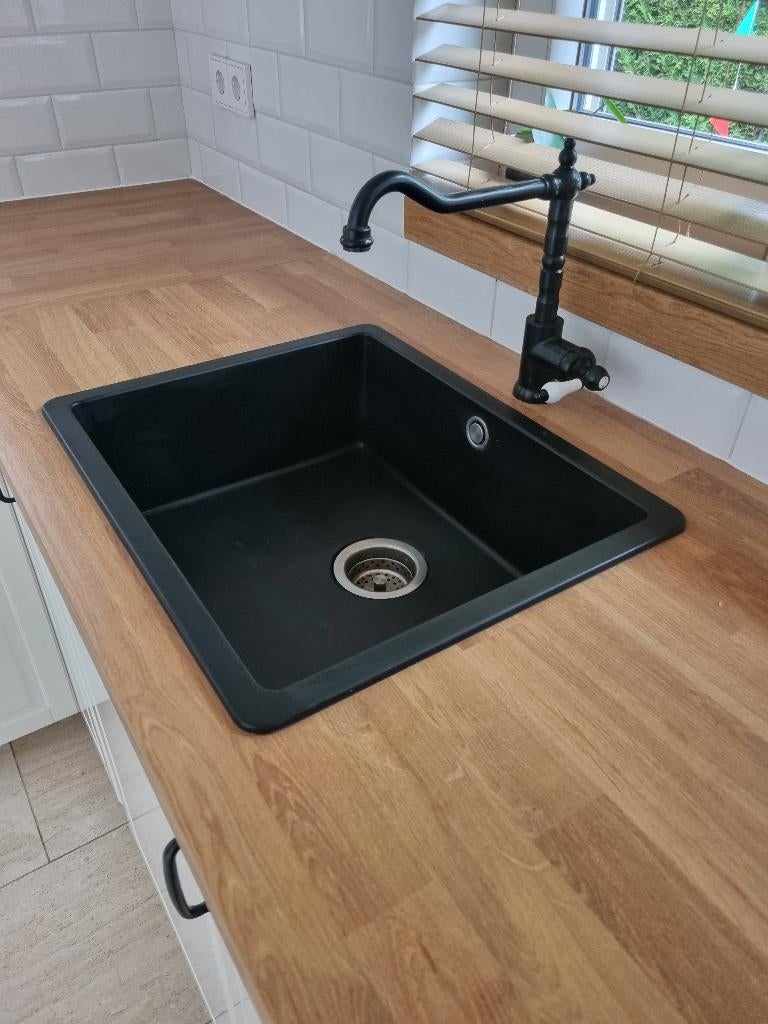 Spoelbak ikea, Zwart, Nieuw, Minder dan 100 cm, 25 tot 50 cm