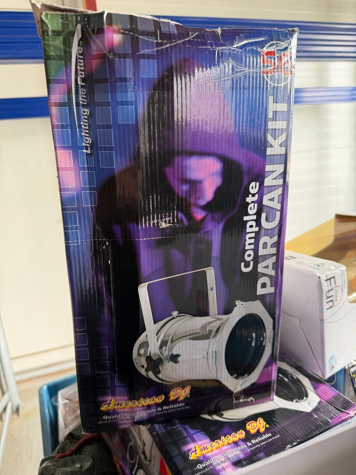 4 x American DJ Complete PAR CAN KIT - met doos, Ophalen, Zo goed als nieuw
