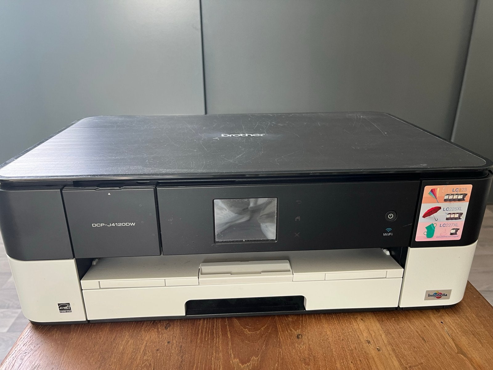 Brother All-in-One Printer DCP-J4120DW met cartridges en nav, Ophalen, Gebruikt, Inkjetprinter, All-in-one