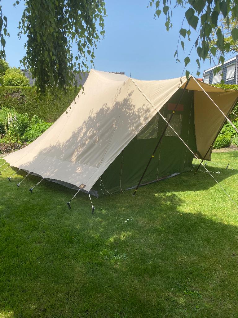 De Waard tent Zilvermeeuw, Caravans en Kamperen, Tenten, Ophalen, Zo goed als nieuw, Tot en met 4