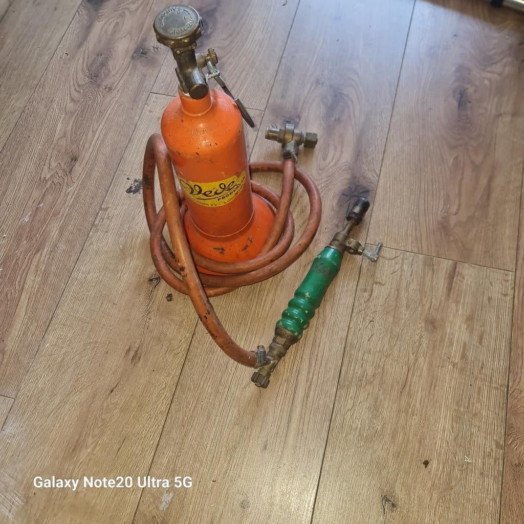 Soldeer brander en karwei fles, Ophalen of Verzenden, Zo goed als nieuw, Overige typen