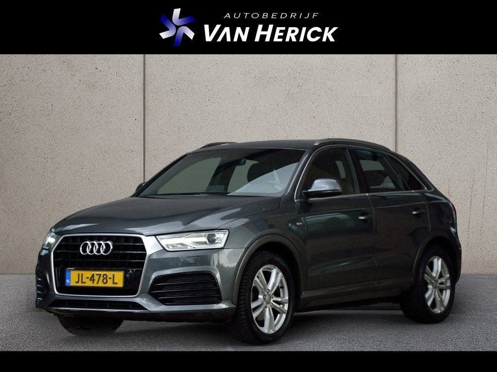 Audi Q3 1.4 TFSI CoD Sport Pro Line S-Line 150PK | Navi | Bl, 730 kg, 4 cilinders, 150 pk, Leder en Stof