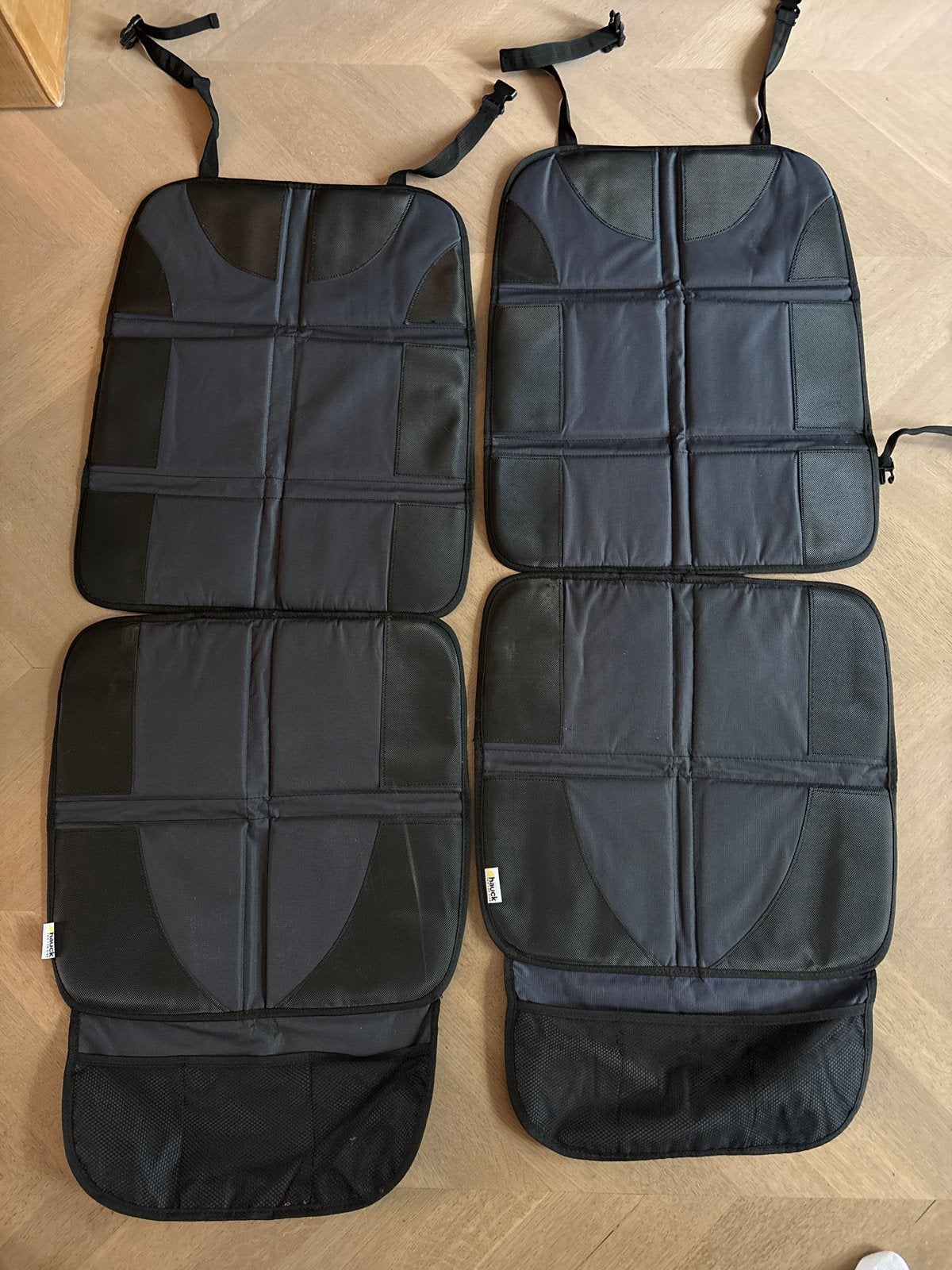 4x Autostoelbeschermers (2x Hauck, 2x Britax), Ophalen of Verzenden, Gebruikt