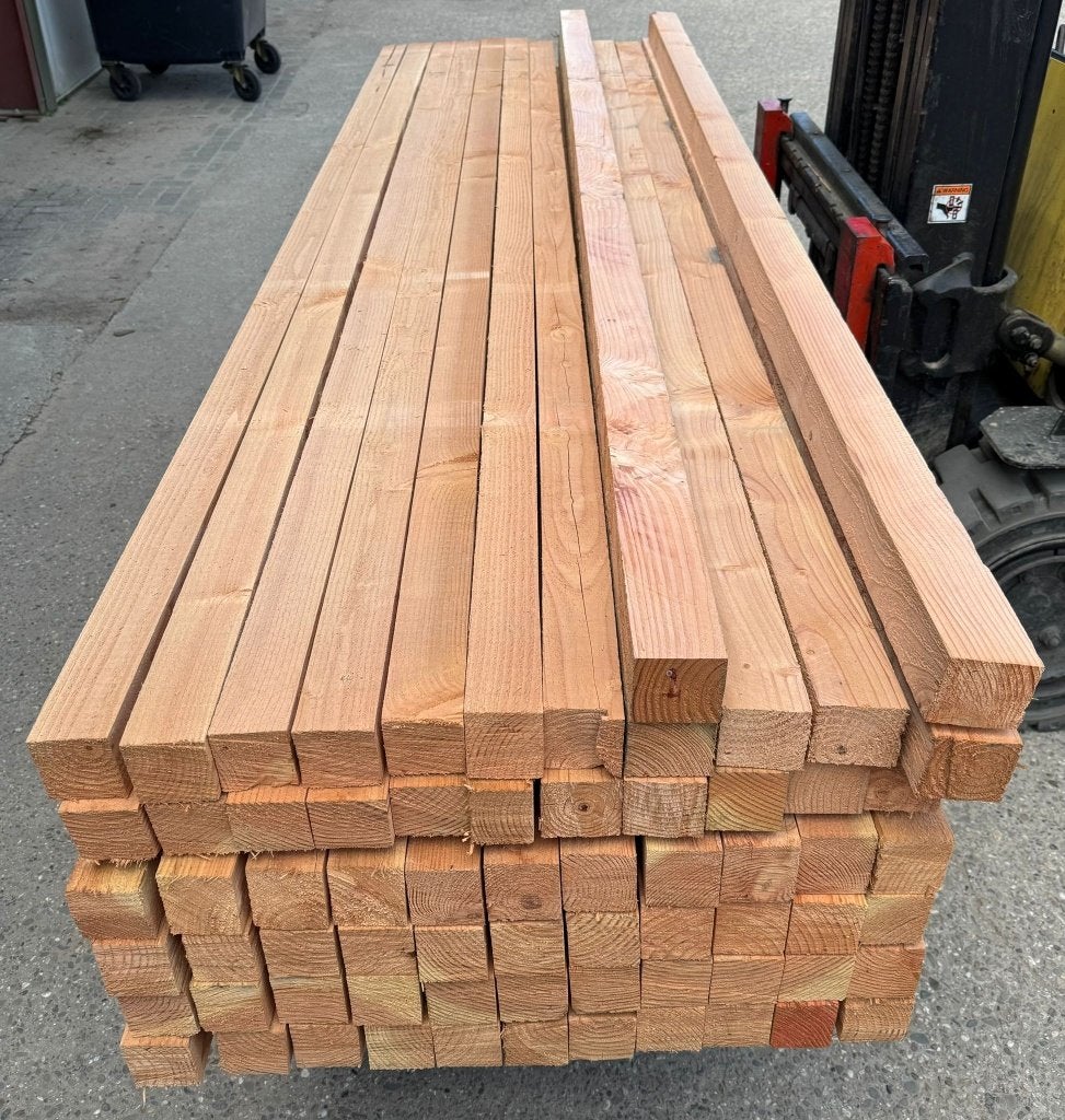 Douglas palen fijn bezaagd 7x7, Tuin en Terras, Palen, Balken en Planken, Ophalen, Nieuw, 250 cm of meer, Palen