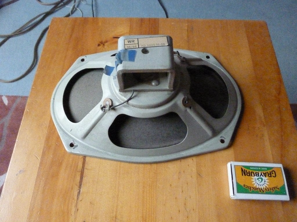 Philips AD3690M/06 ovale luidspreker 6 Ohm 6 Watt, Antiek en Kunst, Antiek | Tv's en Audio, Ophalen of Verzenden