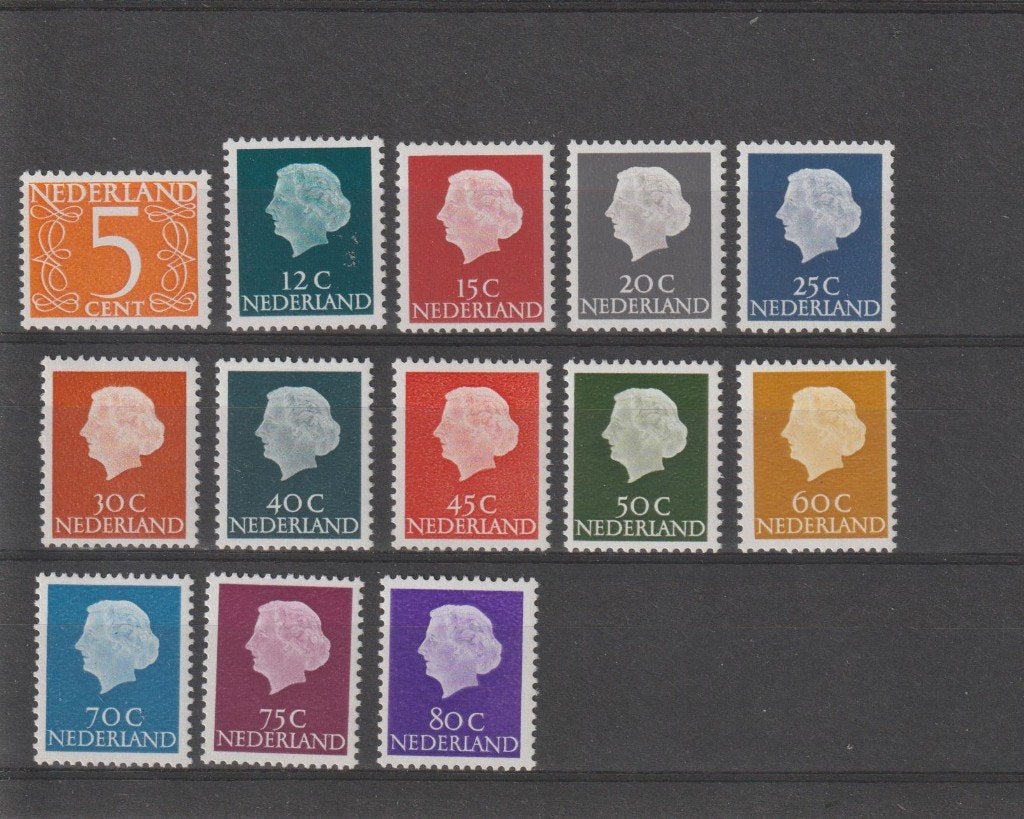 Nederland 1953, NVPH 618B t/m 634B, Fosfor, Postfris., Postzegels en Munten, Ophalen of Verzenden, Na 1940, Postfris