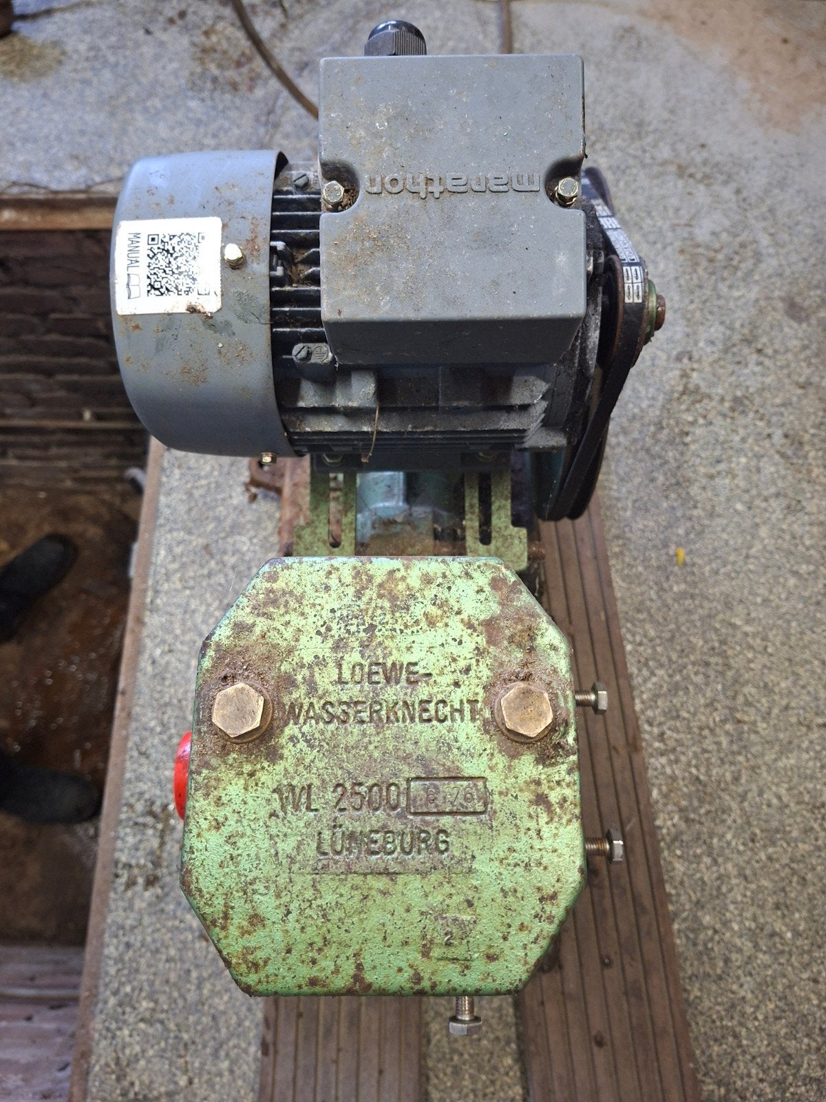 Loewe Wasserknecht WL 2501 plunjerpomp, Ophalen, Gebruikt, Elektrisch, Bronpomp