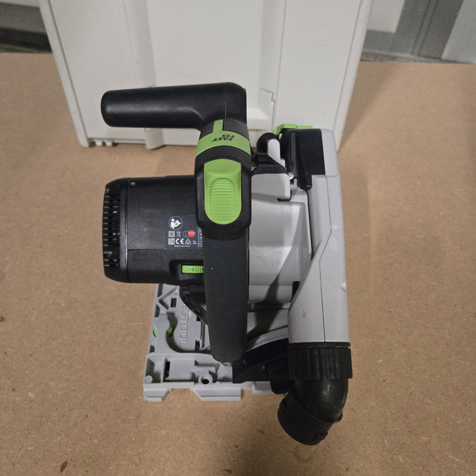 Foto 6 van Festool invalzaag TS 55 REBQ met 2x 1400mm geleiderails