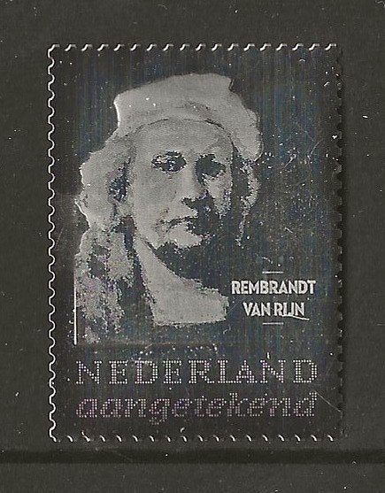 Zilveren persoonlijke zegel Rembrandt van Rijn, postfris, Ophalen of Verzenden, Postfris
