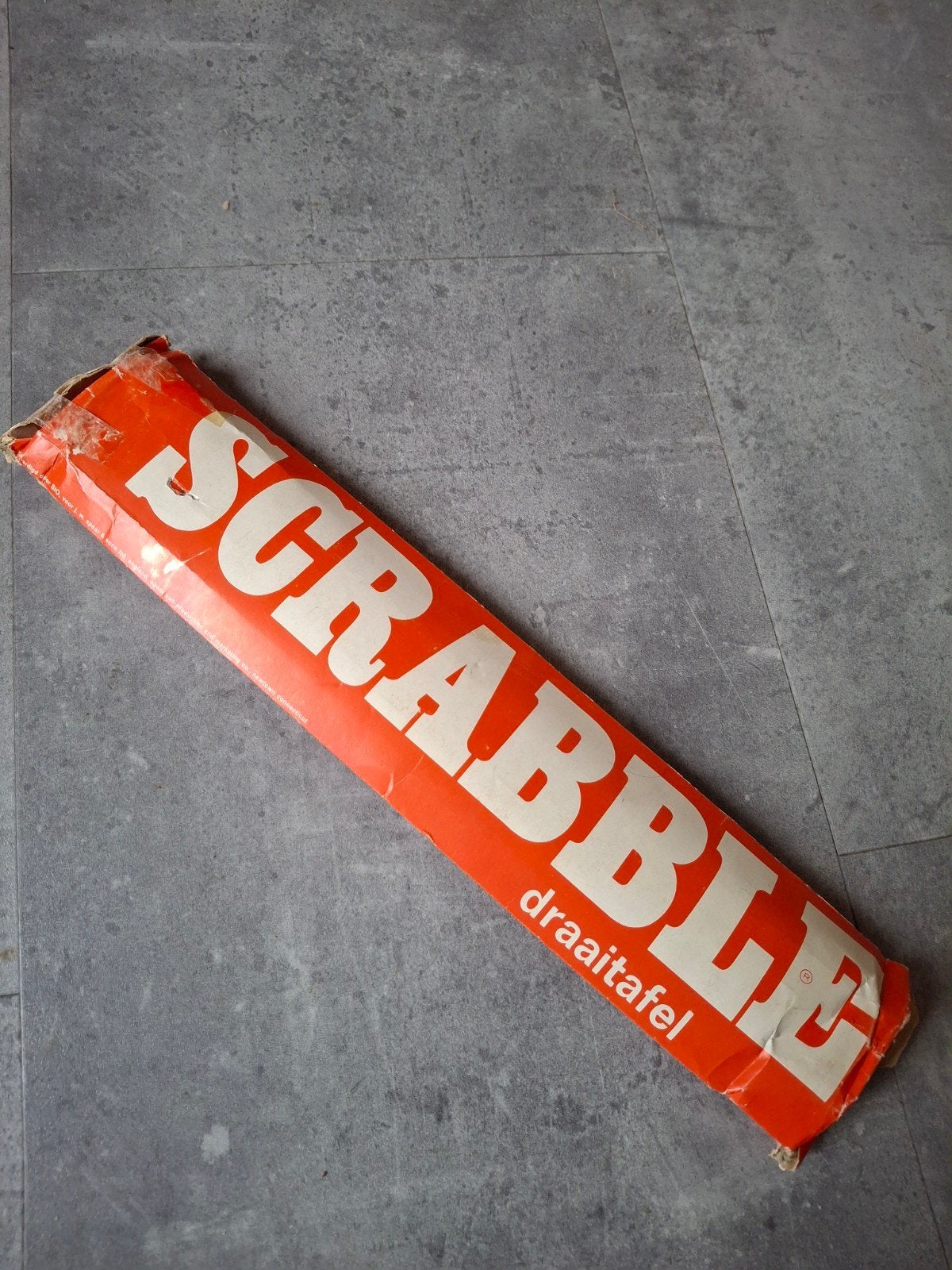 Scrabble Draaitafel Hout, Hobby en Vrije tijd, Gezelschapsspellen | Bordspellen, Ophalen of Verzenden, Gebruikt
