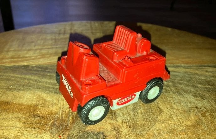 Tonka Forklift - 3508  Niet compleet helaas, Ophalen of Verzenden, Gebruikt, Bus of Vrachtwagen