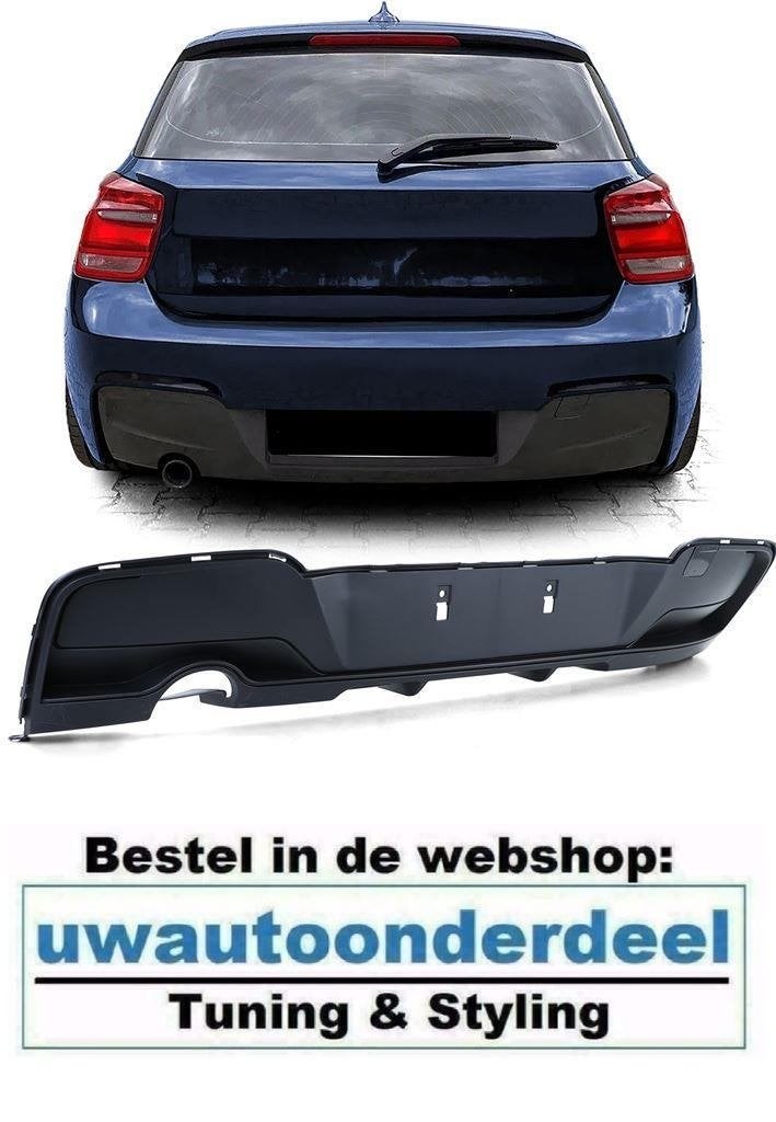 Diffuser Mat Zwart Enkele Uitlaat Links Voor Bmw 1 Serie F20, Verzenden, Automotive Parts, A.parts@hotmail.nl, Trasmolenlaan 12 3447 GZ Woerden